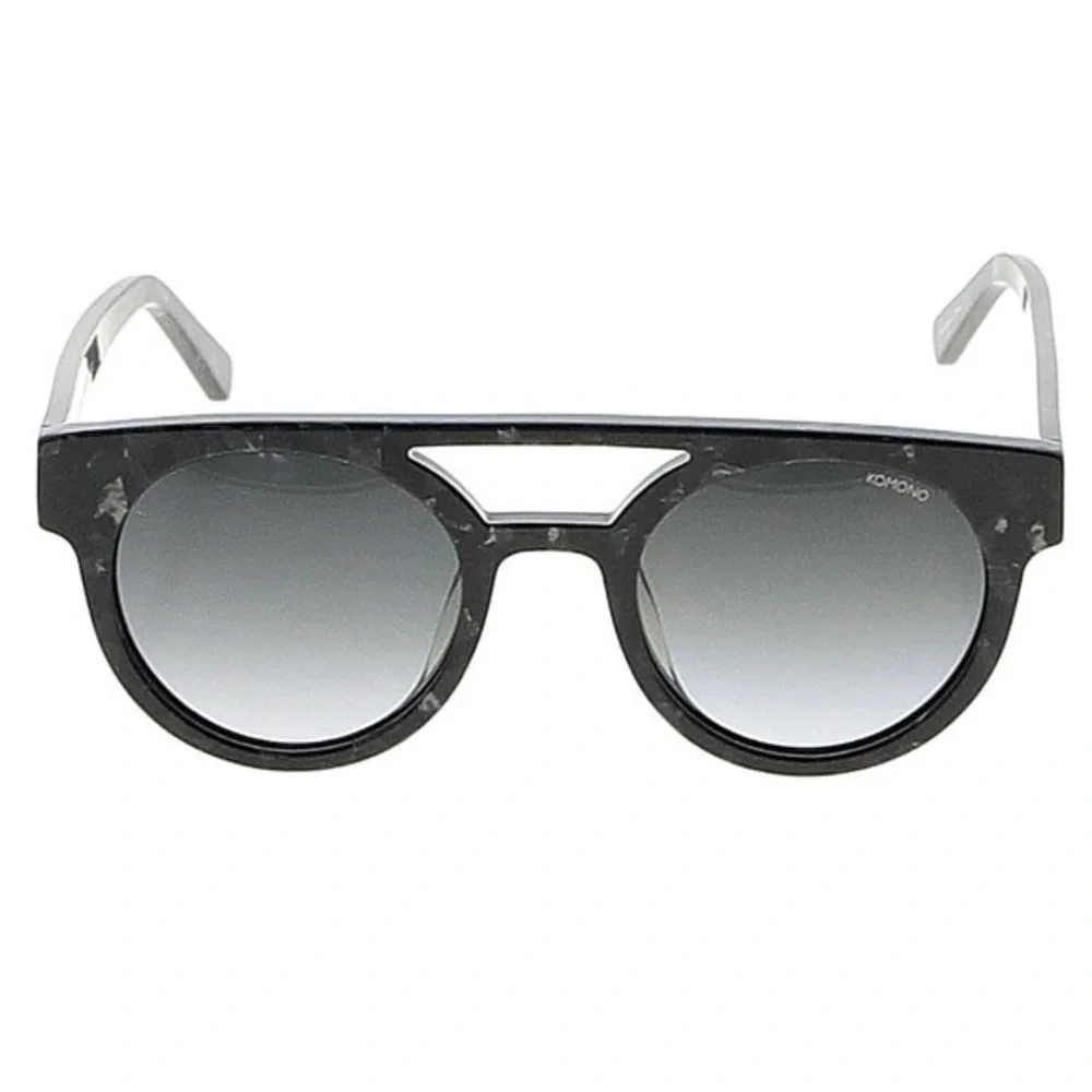 Komono Sunglasses Dreyfuss NEW black marble round